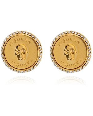McQueen Earrings - Metallic