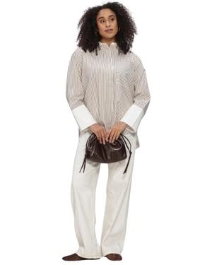 co'couture Overhemden ,Wit ,Avara Cc Streep Shirt