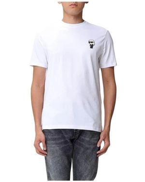 Karl Lagerfeld Logo Tshirt - Wit