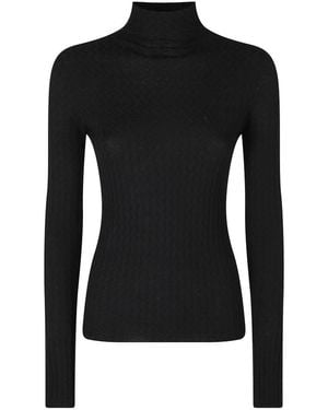 Roberto Collina Turtlenecks - Negro
