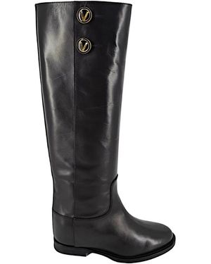 Via Roma 15 High Boots - Black
