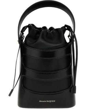 McQueen Bucket Bags - Negro