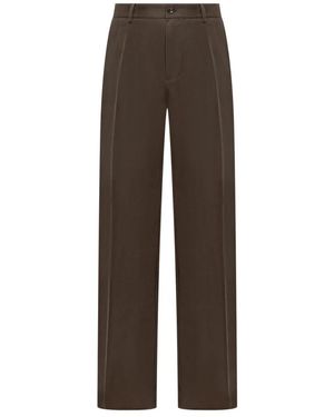 Dolce & Gabbana Straight Pants - Brown