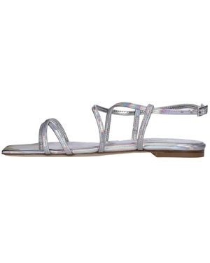 NCUB Flache Schuhe Silber - Mettallic