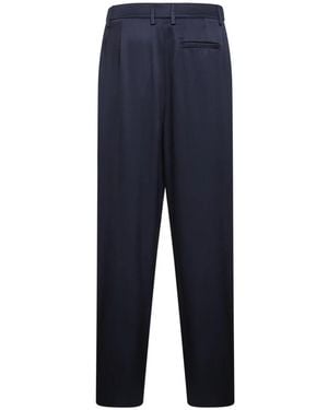 Giorgio Armani Straight Trousers - Bleu