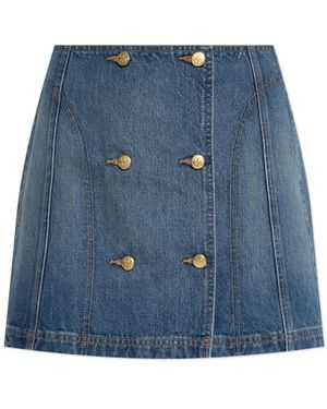 Ulla Johnson Denim Skirts - Blauw