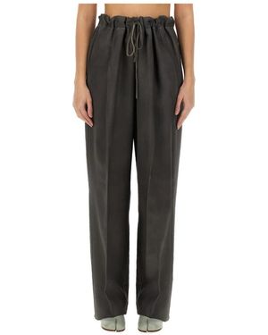 Maison Margiela Straight Trousers - Black