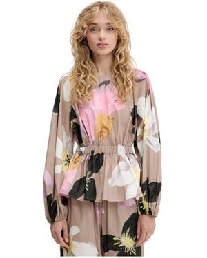 Stine Goya Bluse Mit Blumenprint - Pink