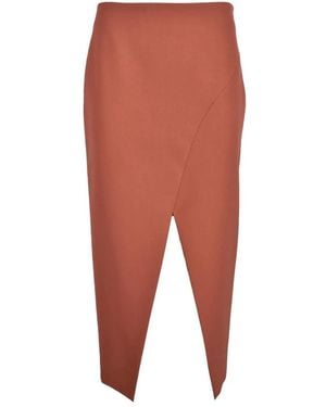 Erika Cavallini Semi Couture Midi Skirts - Red