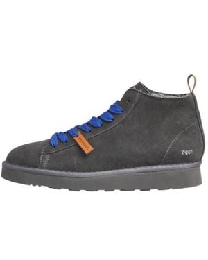 Pànchic Lace-Up Boots - Blue