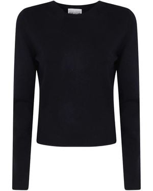 Semicouture Truien & Vesten ,Zwart ,Polyester Kristy Knit - Blauw