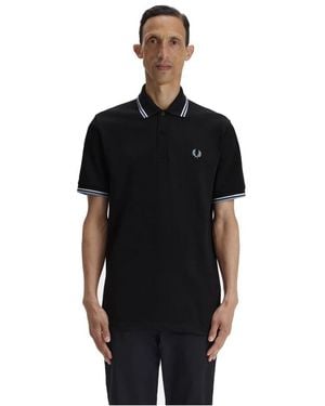 Fred Perry Polo Shirts - Black