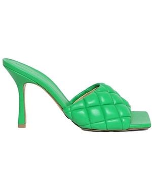 Bottega Veneta Heeled Mules - Green