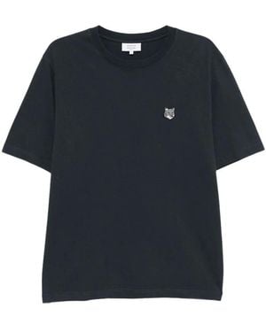 Maison Kitsuné Tops ,Blauw ,T-Shirt