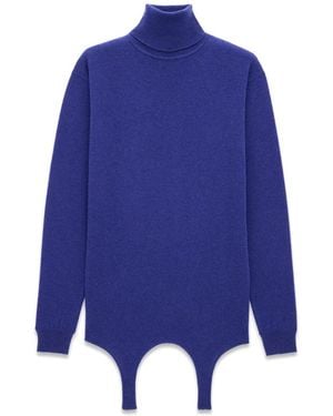 Saint Laurent Cashmere Knitwear - Blue