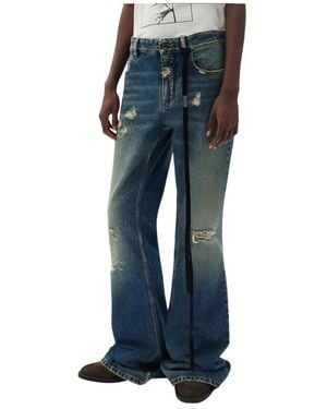 Ann Demeulemeester Wide Jeans - Blue
