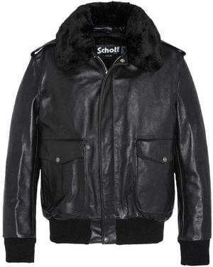 Schott Nyc Leather Jackets - Black