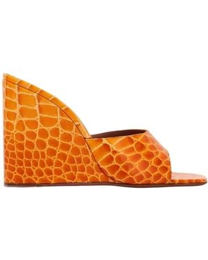 AMINA MUADDI Wedges - Orange