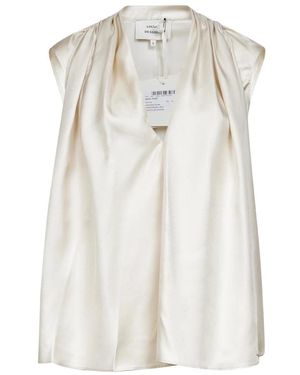 Loulou de Saison Sleeveless Tops - Blanco