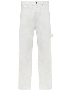 DARKPARK Straight Trousers - White