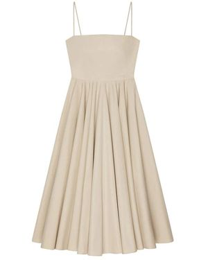 Givenchy Lange Jurk Met Insnijding - Naturel