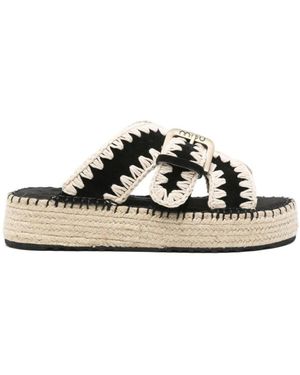 Mou Schoenen ,Zwart ,Jute Jute Sandalen