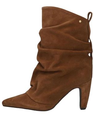 Bronx Schoenen ,Bruin ,Leer Low-Jadey Enkellaarsjes