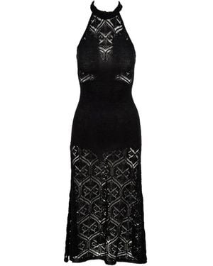 Akep Midi Dresses - Black