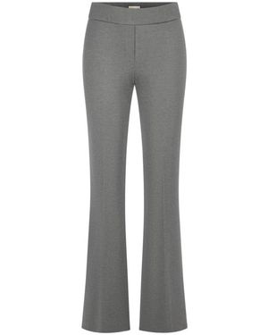 Seductive Wide Trousers - Gris