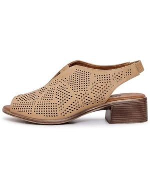 CESARE GASPARI Klassische blockabsatz sandalen - Braun