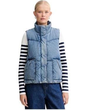 Levi's Western Bubble Vest - Blauw