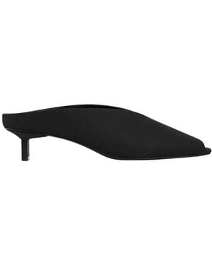 St. Agni Heeled Mules - Black
