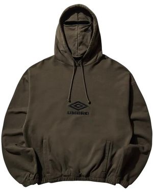 Umbro Og Logo Mask Hoodie - Groen