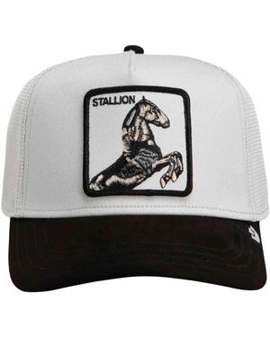 Goorin Bros Accessoires ,Wit ,Katoen Stallion Trucker - Zwart