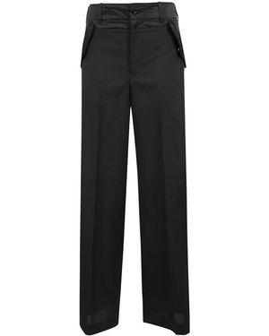 Sacai Weite Bein Maßgeschneiderte Hose - Schwarz