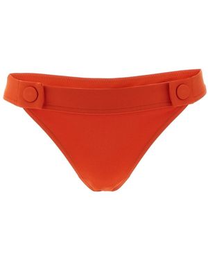 Eres Badmode ,Oranje ,Tweed Héritage Bikini Broekje - Rood