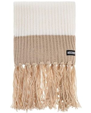 Moschino Winter Scarves - Naturel