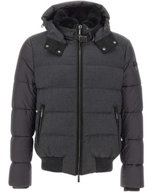 Moorer Jassen ,Grijs ,Wol Wright Jacket
