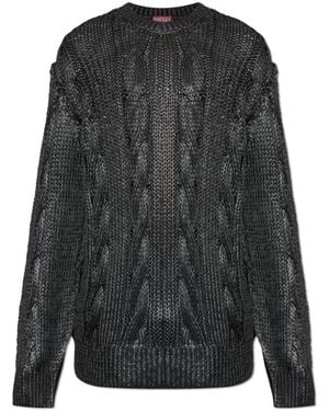 DIESEL Sweater K-Michiu - Schwarz