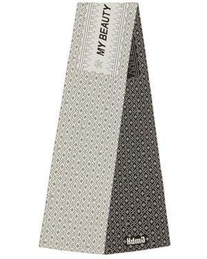 GmbH Beleidigende Schönheit Intarsia Strickschal - Grau