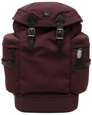 Emporio Armani Backpacks - Red
