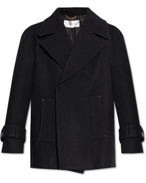 Victoria Beckham Double-Breasted Coats - Black