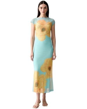 Never Fully Dressed Maxi Dresses - Azul