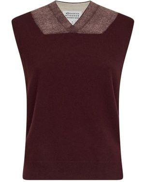 Maison Margiela Waistcoats - Purple