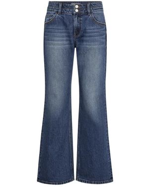 Mos Mosh Jeans ,Blauw ,Flared Jeans