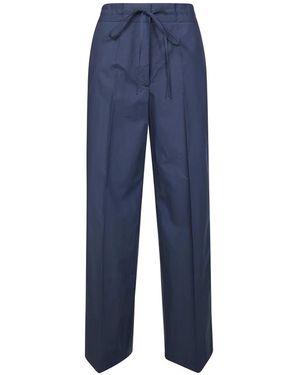 P.A.R.O.S.H. Pantalone Cotone Largo - Blauw