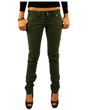 John Galliano Skinny Trousers - Green