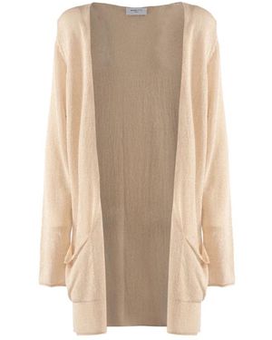 Nenette Gebreid Vest - Naturel