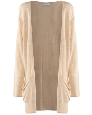 Nenette Gebreid Vest - Naturel