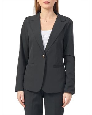 Yes-Zee Jassen ,Zwart ,Leer Jacket